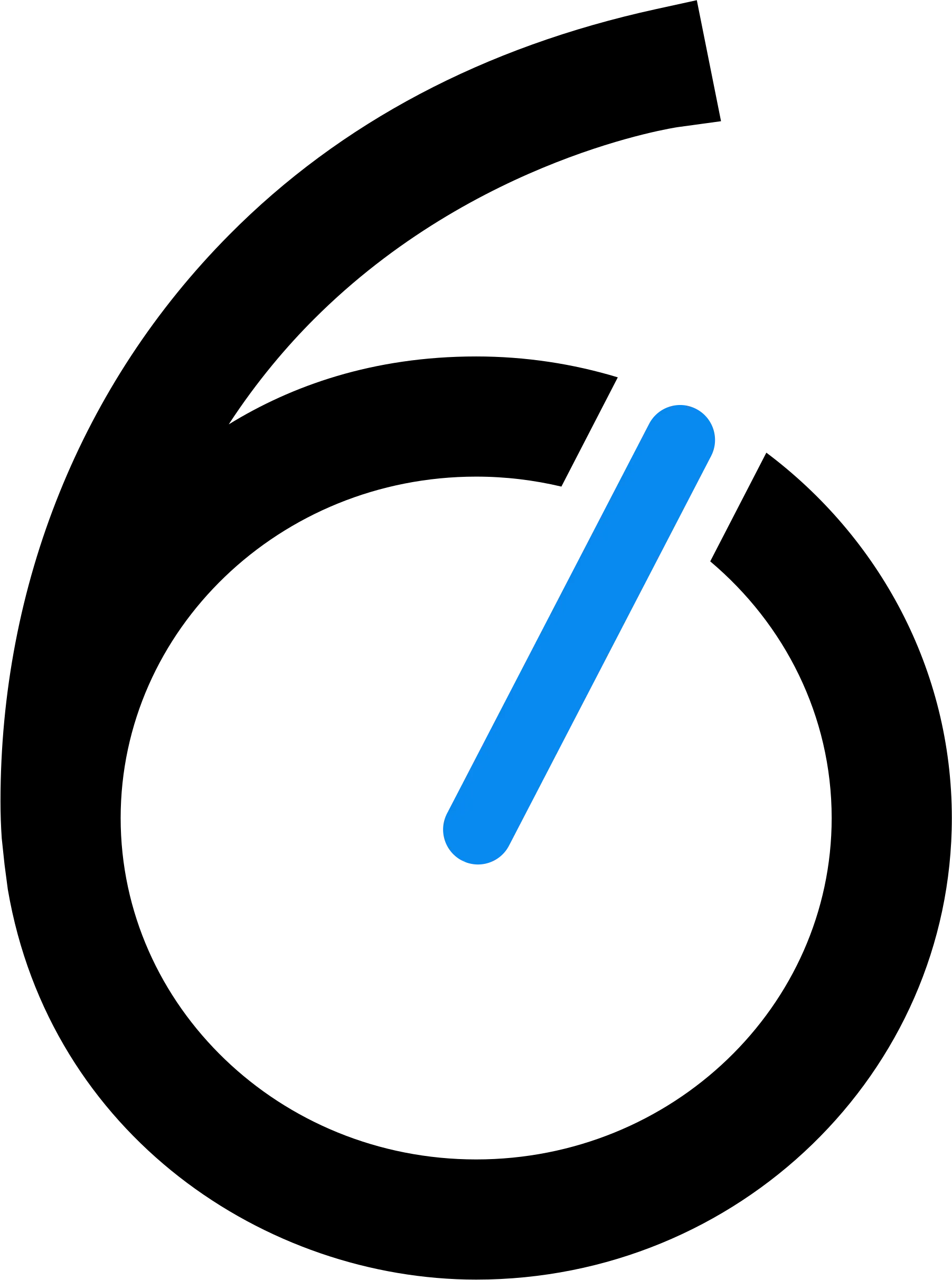 6 Minute Warning mark logo for light backgrounds